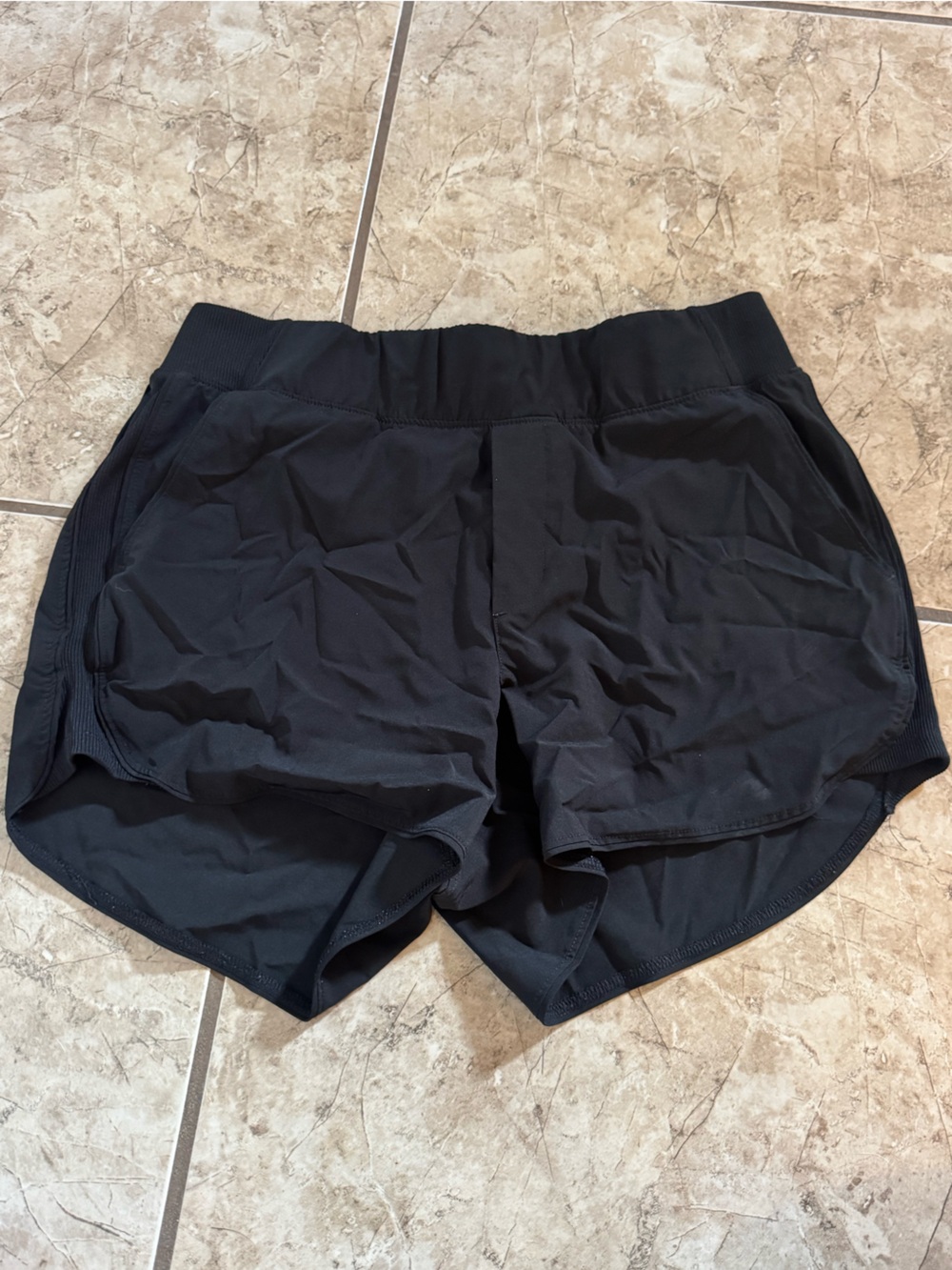 Active USA Black Women's Athletic Running Shorts